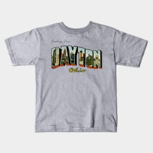 Greetings from Dayton Ohio Kids T-Shirt